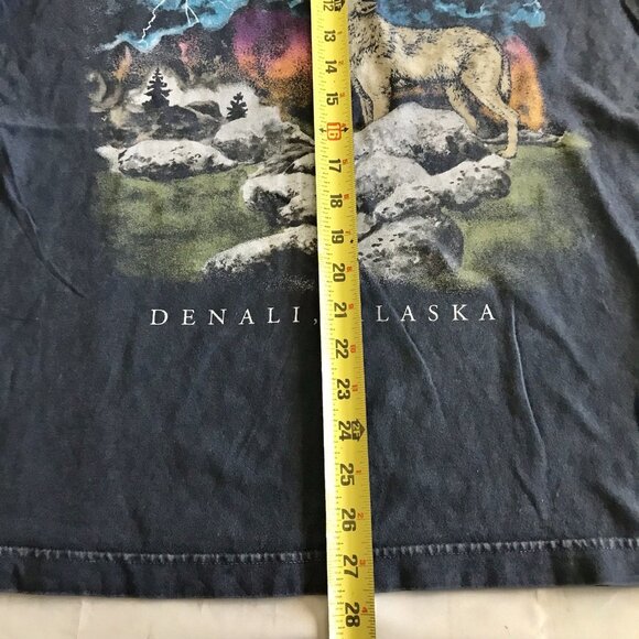 Abercrombie And Fitch Graphic T Shirt Denali Alaska Wolf Size Small - Picture 7 of 7